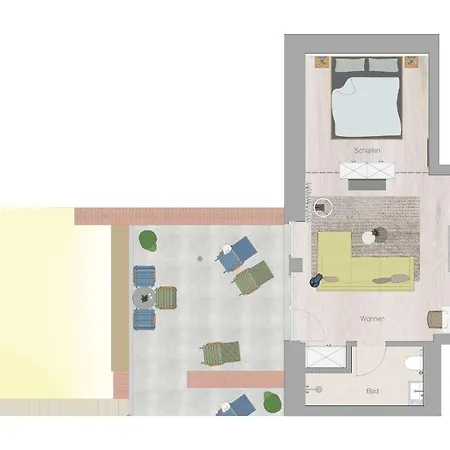 Toewerhus - Moewe Апартаменты Йюст