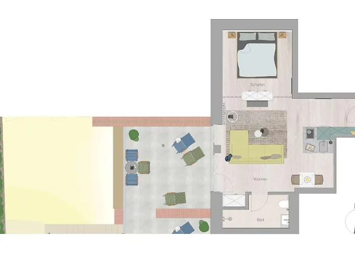 Toewerhus - Moewe アパート ユイスト